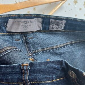 Vero Moda Dark Blue Skinny Jeans